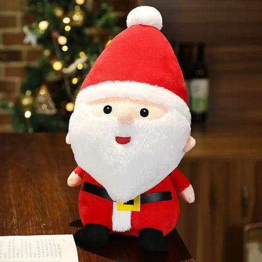 Christmas Plush Toy Set - Snowman, Santa Claus and Reindeer