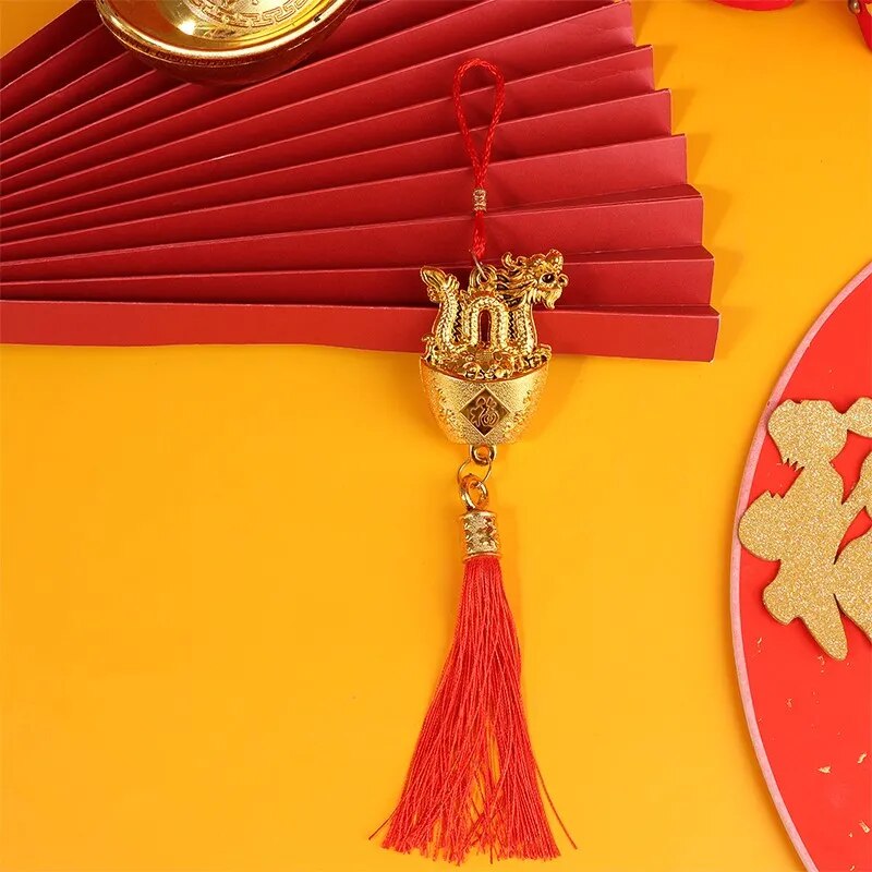 Lucky Dragon Pendant Ornament — Year of the Dragon 2024