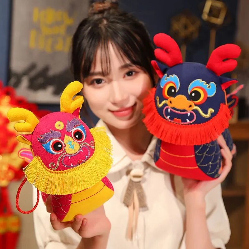 HAPPINESS AND STRENGTH DRAGON Plushie —Year of the Dragon 2024