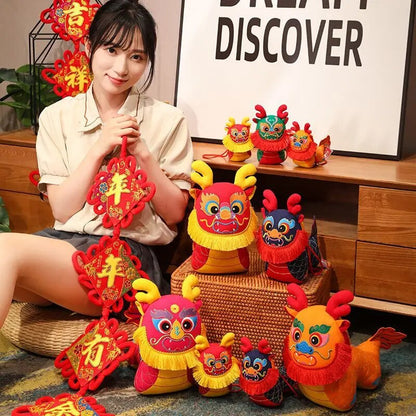 HAPPINESS AND STRENGTH DRAGON Plushie —Year of the Dragon 2024