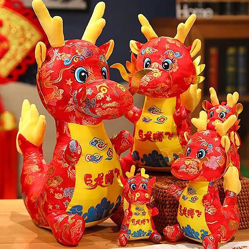 PROSPERITY & HEALTH DRAGON Plushie —Year of the Dragon 2024