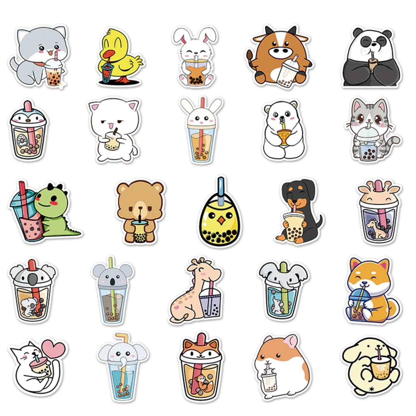 The Ultimate Boba Sticker Set - 50 Pieces