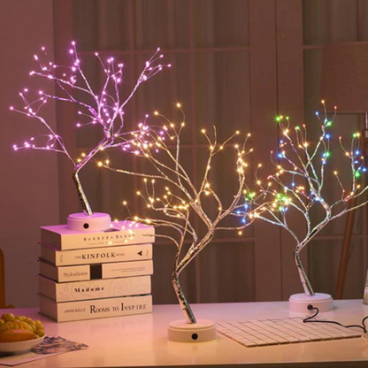 LED Fairy Bonsai Tree Design Table Lamp