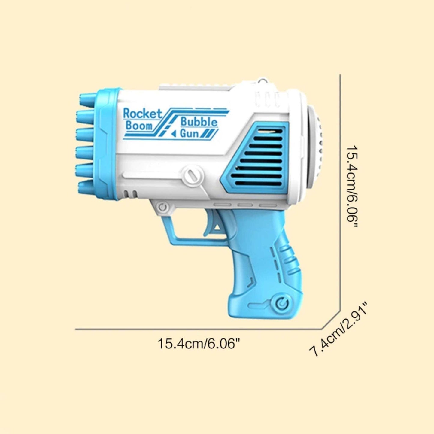 Square Bubble Bazooka Toy