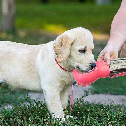 Pet Bowl 3-in-1 Multifunctional Portable Dog Water Bottle, Food Feeder and Poop Dispenser