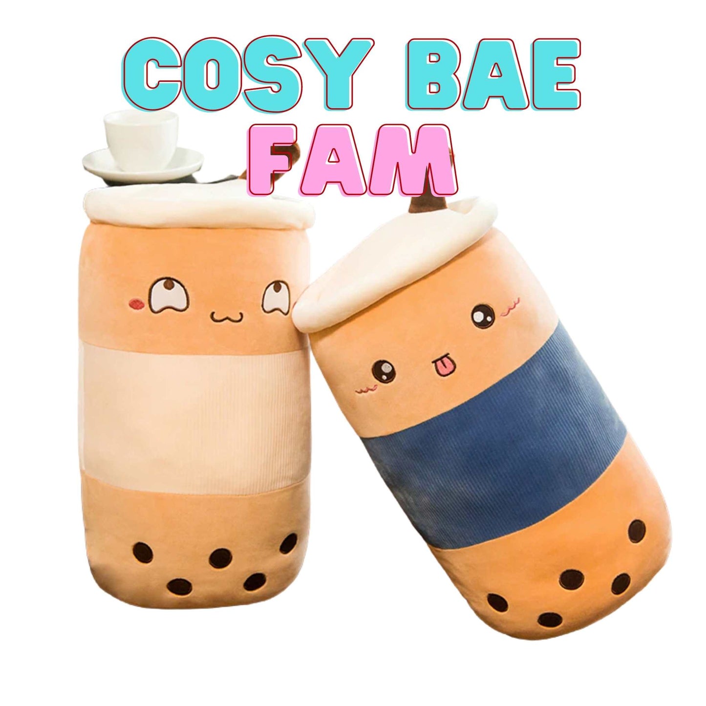 Cosy Bae Tall Boba Plushies