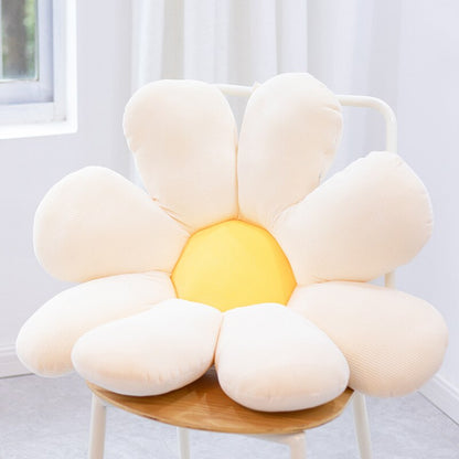 Colorful Daisy Flower Plush Pillow