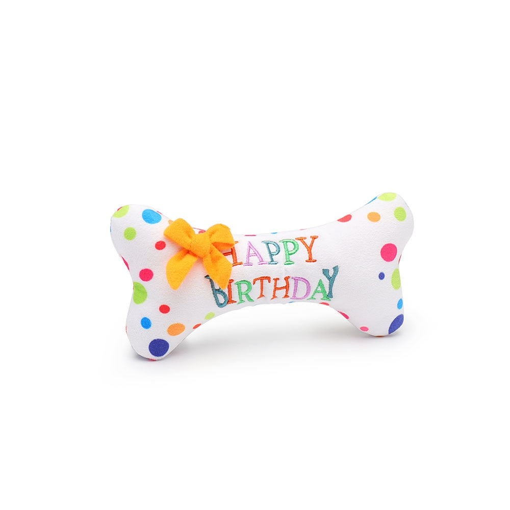 Forever Cake Cute Chewy Toys for Pets - Birthday Chew Toys