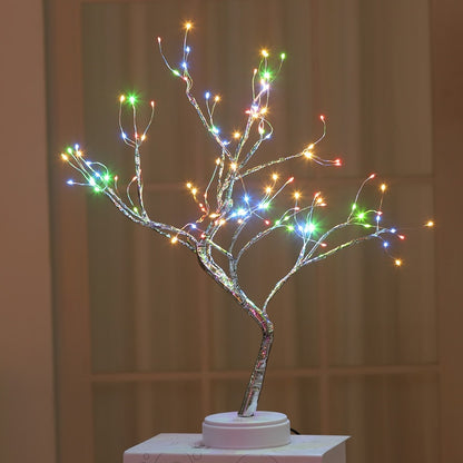 LED Fairy Bonsai Tree Design Table Lamp