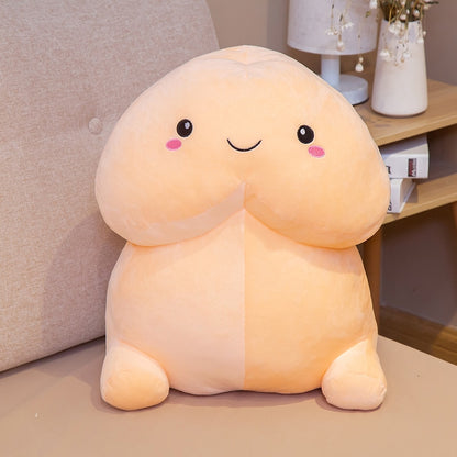 Tiny D Cute Plushie Pillow with Happy Face