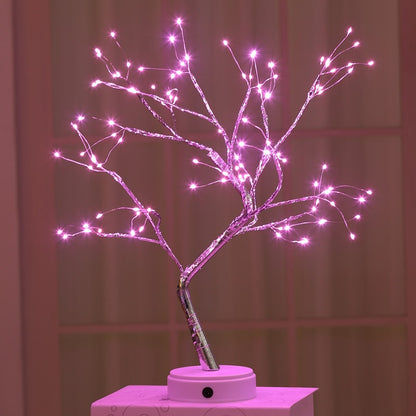 LED Fairy Bonsai Tree Design Table Lamp