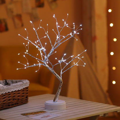 LED Fairy Bonsai Tree Design Table Lamp