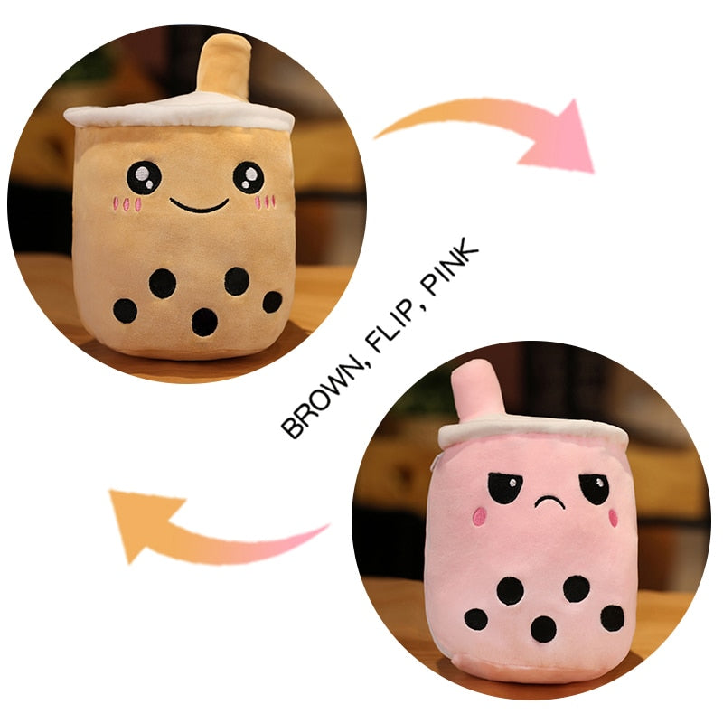 Reversible Boba Squishy Toy