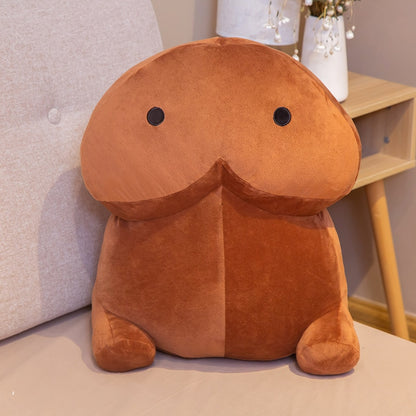 Tiny D Cute Plushie Pillow with Happy Face