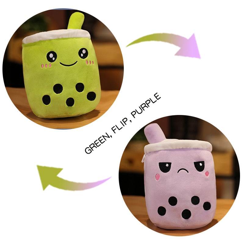 Reversible Boba Squishy Toy