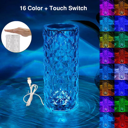 LED Crystal Table Lamp