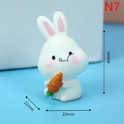 Forever Joyful Miniature Bunny Ornament — Year of the Rabbit 2023 Decor