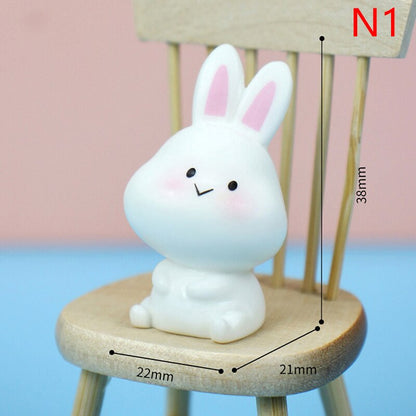 Forever Joyful Miniature Bunny Ornament — Year of the Rabbit 2023 Decor