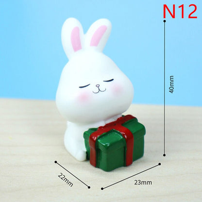 Forever Joyful Miniature Bunny Ornament — Year of the Rabbit 2023 Decor