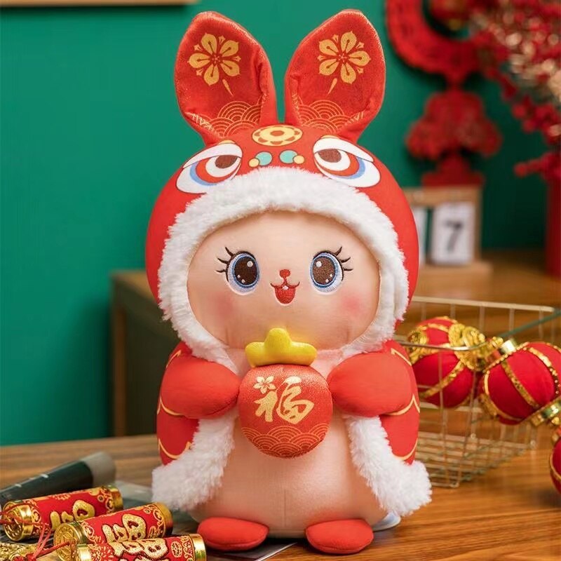 FORTUNE AND PROSPERITY OVERFLOWING BUNNY —Year of the Rabbit 2023