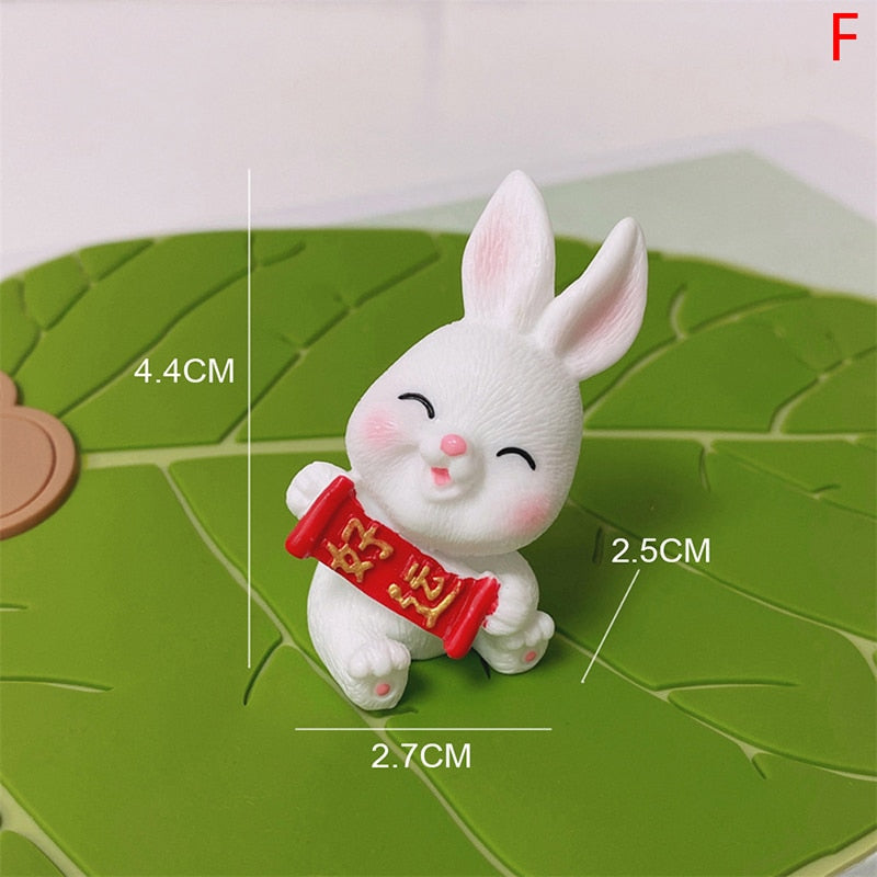 Forever Joyful Miniature Bunny Ornament — Year of the Rabbit 2023 Decor