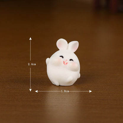 Surplus and Abundance Mini Bunny Ornament — Year of the Rabbit 2023 Decor