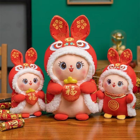 FORTUNE AND PROSPERITY OVERFLOWING BUNNY —Year of the Rabbit 2023