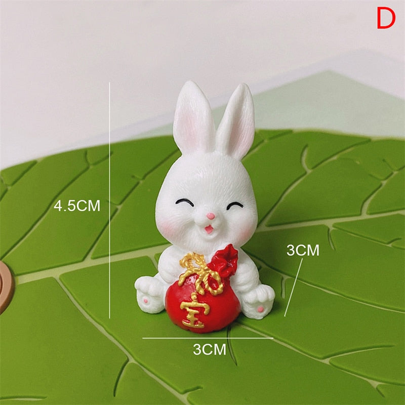 Forever Joyful Miniature Bunny Ornament — Year of the Rabbit 2023 Decor