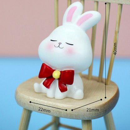 Forever Joyful Miniature Bunny Ornament — Year of the Rabbit 2023 Decor