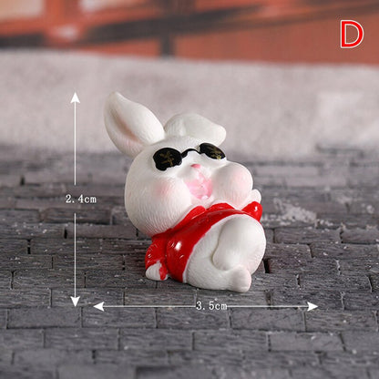 Forever Joyful Miniature Bunny Ornament — Year of the Rabbit 2023 Decor